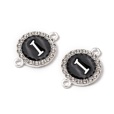 Alloy Enamel Links Connectors ENAM-TAC0003-01S-02I-1