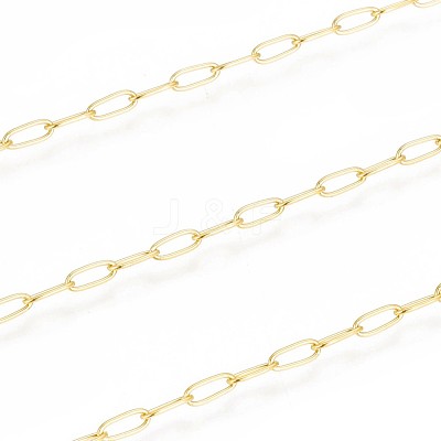 Ion Plating(IP) 304 Stainless Steel Paperclip Chains CHS-F010-01B-G-1