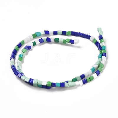 Glass Beads Strands LAMP-F022-01B-1