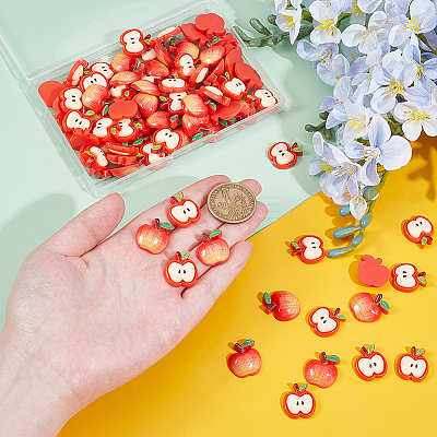 80Pcs 2 Styles Resin Cabochons RESI-PH0002-49-1