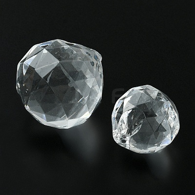 Transparent Acrylic Pendants TACR-YW0001-88-1