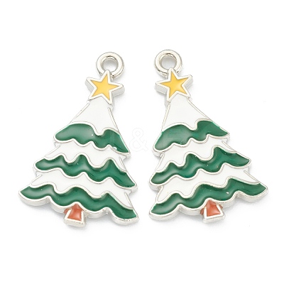 Alloy Enamel Pendants ENAM-J649-18P-1