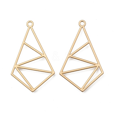 Smooth Surface Alloy Open Back Bezel Pendants X-PALLOY-S117-153-1