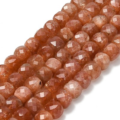 Natural Sunstone Beads Strands G-Z106-F02-1