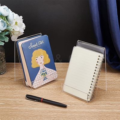 Acrylic Book Displays Stand ODIS-WH0009-01-1