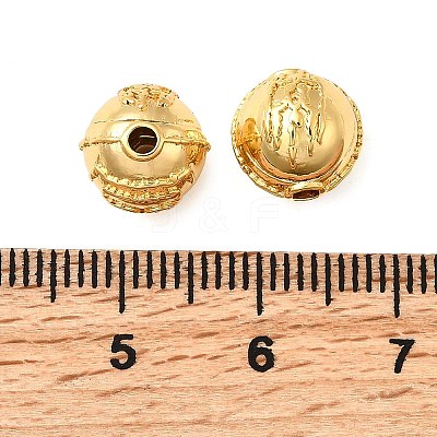 Brass Beads KK-D407-04G-C-1