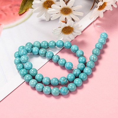 Natural Magnesite Beads Strands G-TAC0001-03C-1