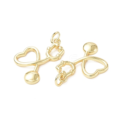 Eco-Friendly Rack Plating Brass Pendants KK-F845-44G-1