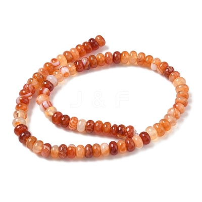 Natural Banded Agate Beads Strands G-F790-I01-01E-1