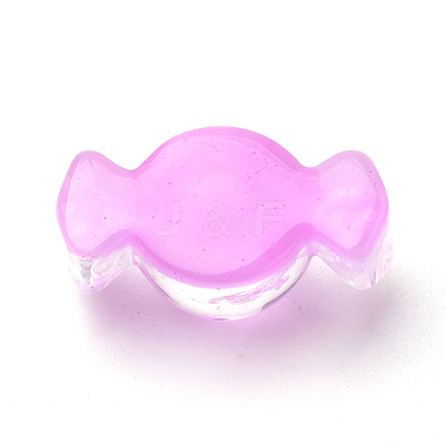 Resin Paillette Cabochons CRES-S303-23-1