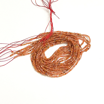 Natural Carnelian Bead Strands G-G914-2mm-29-1