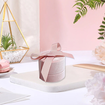 Column Velvet Finger Ring Package Boxes CON-SC0001-21B-1