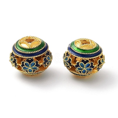 Alloy Enamel Beads ENAM-B001-08L-02-1