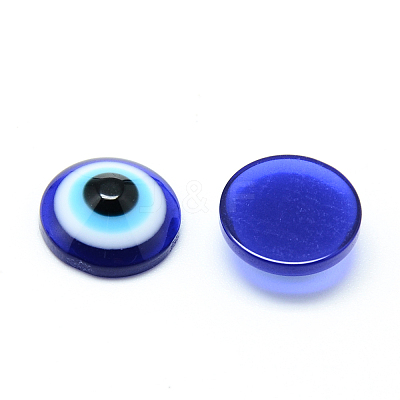Resin Evil Eye Cabochons X-CRES-S612-18mm-1
