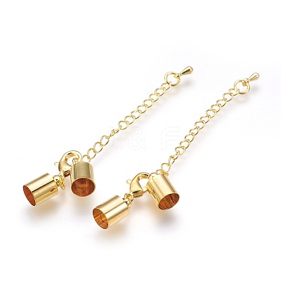Iron Chain Extender KK-K002-7.5mm-G-NF-1