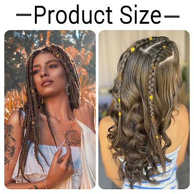 30Pcs Alloy Dreadlocks Hair Rings Decoration OHAR-TA0001-13-1