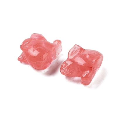Natural & Synthetic Gemstone Carved Figurines DJEW-L023-E-1
