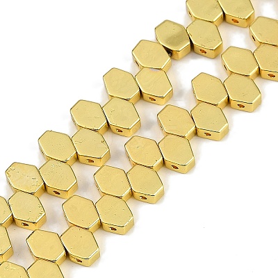 Electroplated Synthetic Non-magnetic Hematite Beads Strands G-G174-J01-01-1