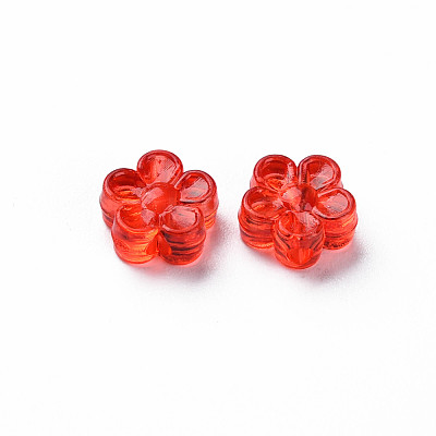 Transparent Acrylic Beads X-MACR-N013-018-1