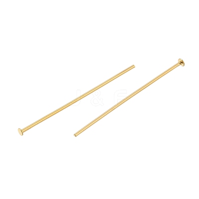 Brass Flat Head Pins KK-H502-01D-G-1
