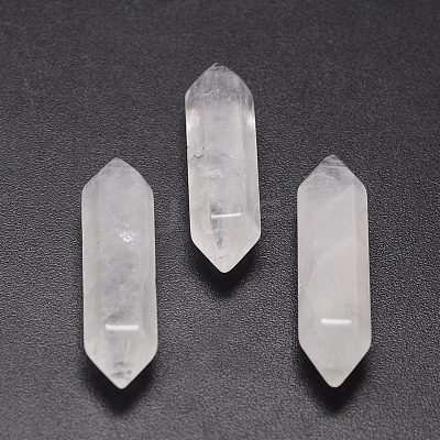 Faceted Natural Quartz Crystal Healing Stones X-G-K010-30mm-01-1