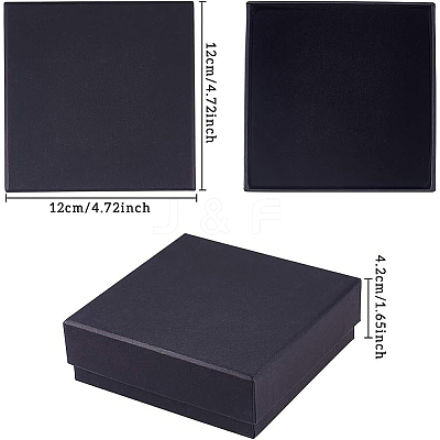 Kraft Paper Jewelry Boxes CON-BC0005-90-1