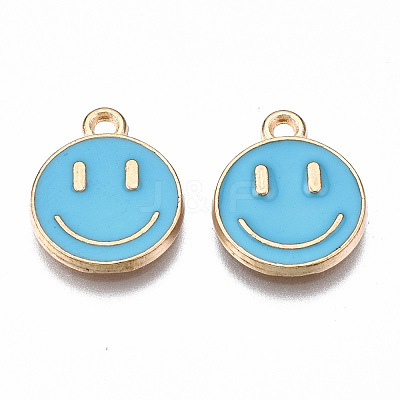 Alloy Enamel Charms X-ENAM-S121-165-RS-1