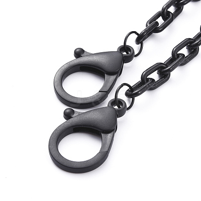 Personalized ABS Plastic Cable Chain Necklaces NJEW-JN02849-1