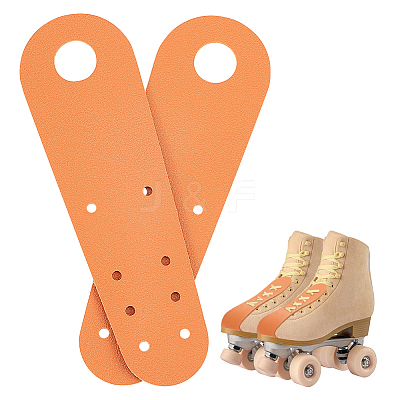 PVC Leather Flat Toe Guard Protector FIND-WH0013-65E-1