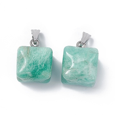 Natural Amazonite Pendants G-C002-02C-1