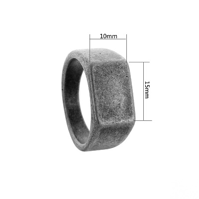 304 Stainless Steel Finger Rings WGDF4AB-15-1