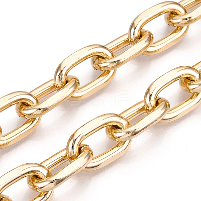 Aluminum Faceted Cable Chain CHA-N003-36KCG-1