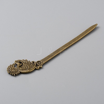 Alloy Phoenix Hair Sticks LS-MRMJ-WH0077-100I-AB-1