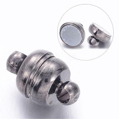 Brass Magnetic Clasps with Loops X-KK-H361-B-1