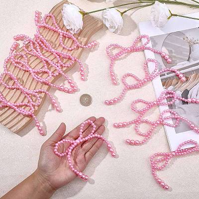 12Pcs Plastic Imitation Pearl Beads Cake Decoration AJEW-CP0010-61B-1
