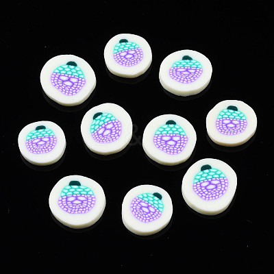 Handmade Polymer Clay Cabochons CLAY-N006-53-1