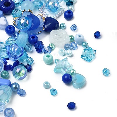 Opaque & Transparent Acrylic Beads SACR-XCP0001-06K-1