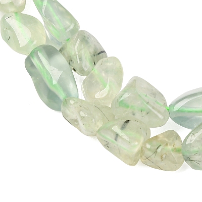 Natural Prehnite Beads Strands G-F521-29-1