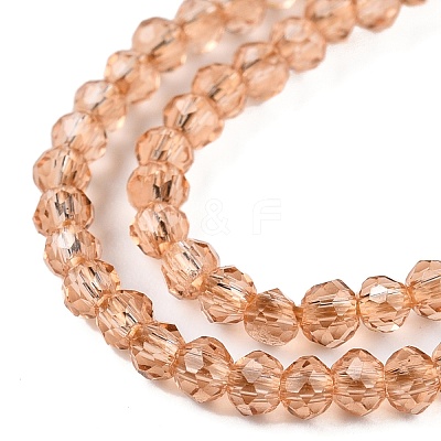 Glass Beads Strands EGLA-T021-01L-1
