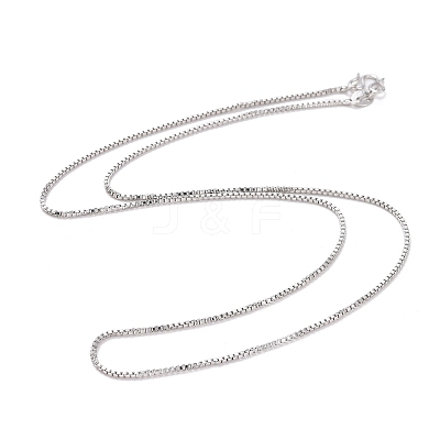 Brass Box Chains Necklaces NJEW-BB66121-D-1