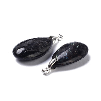 Natural Gemstone Pendants G-D084-01P-B-1