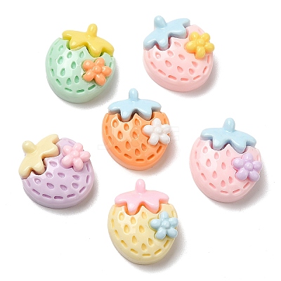 Opaque Resin Cabochons X1-RESI-K027-18-1