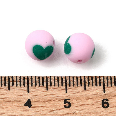 Handmade Polymer Clay Beads CLAY-I011-01B-07-1