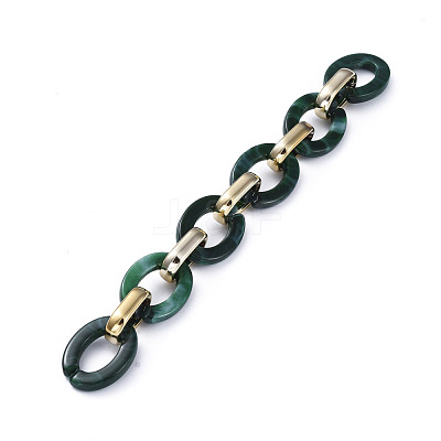 Handmade CCB Plastic Cable Chains AJEW-JB00682-1