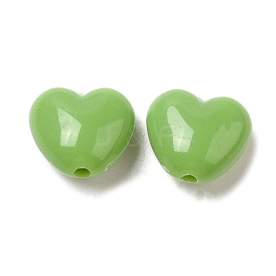Opaque Acrylic Beads OACR-C016-32B-1