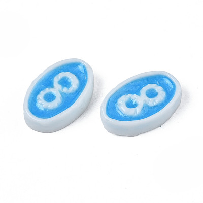Opaque Resin Cabochons CRES-S302-59A-1