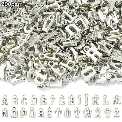 200Pcs Electroplated Plastic Charms KY-YW0002-35S-1