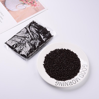 Baking Paint Glass Seed Beads SEED-S003-K18-1
