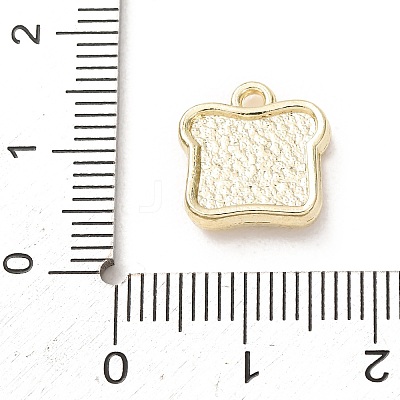 Brass Enamel Pendants RB-CBA260B-11G-1