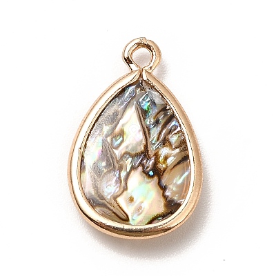 Brass Enamel Pendants LS-KK-K252-10G-07-1